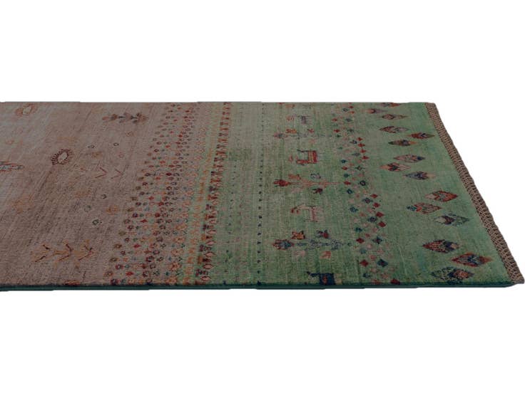Detail image of 2' 7 x 8' 6 Hand Knotted Kazak Runner Rug