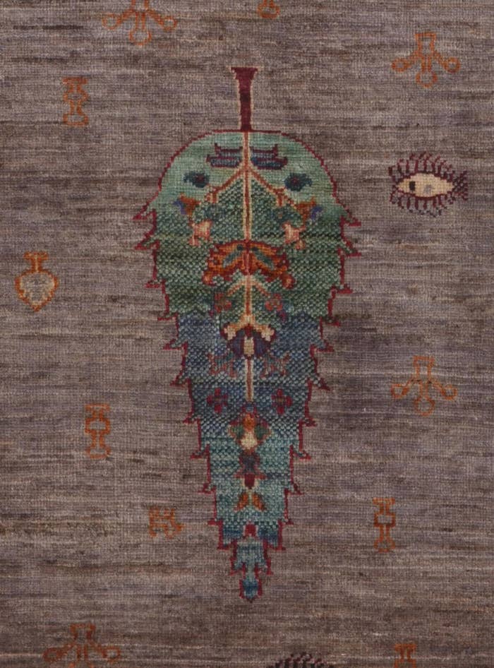 Detail image of 2' 7 x 8' 6 Hand Knotted Kazak Runner Rug