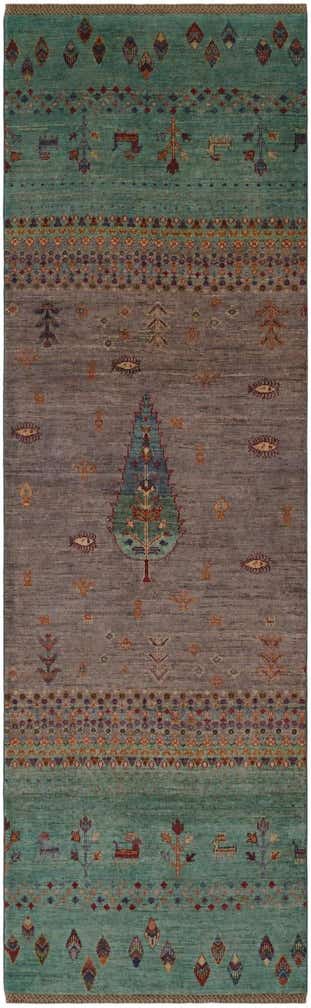 2' 7 x 8' 6 Hand Knotted Kazak Runner Rug