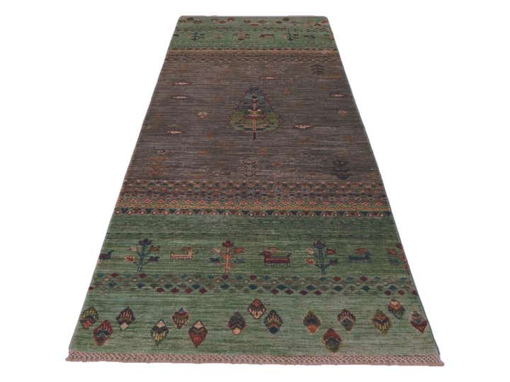 2' 9 x 8' 4 Hand Knotted Kazak Runner Rug