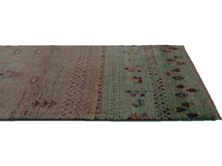 2' 9 x 8' 4 Hand Knotted Kazak Runner Rug