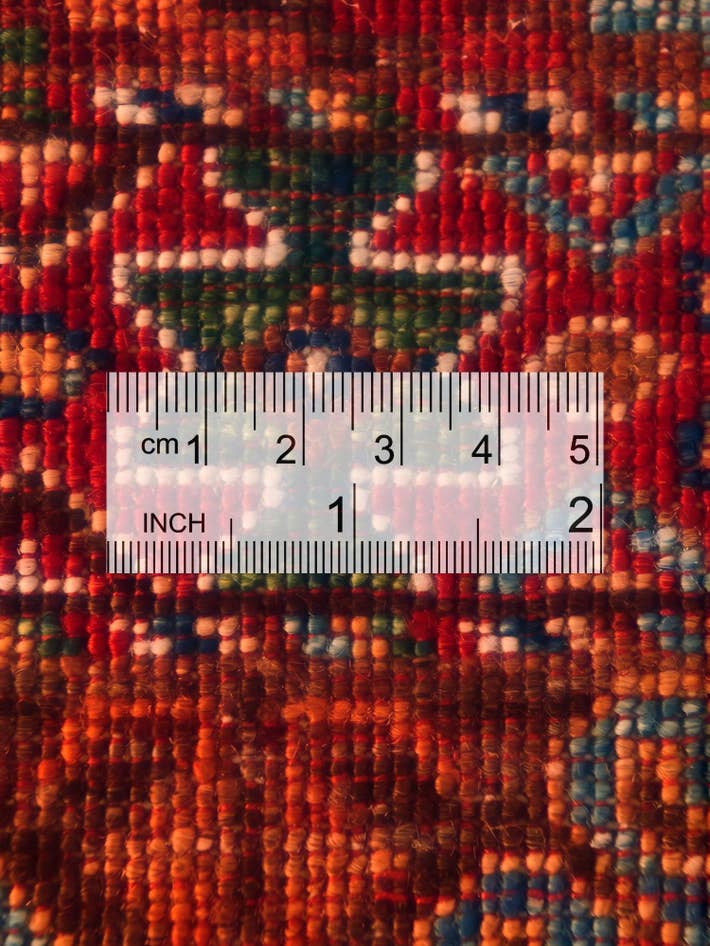 Detail image of 2' 8 x 8' 6 Hand Knotted Kazak Runner Rug