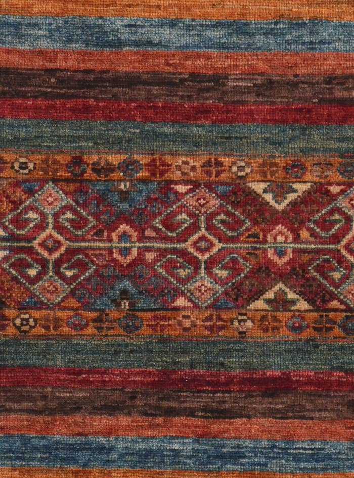 Detail image of 2' 8 x 8' 6 Hand Knotted Kazak Runner Rug