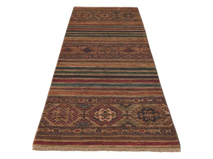 2' 7 x 6' 11 Hand Knotted Kazak Runner Rug