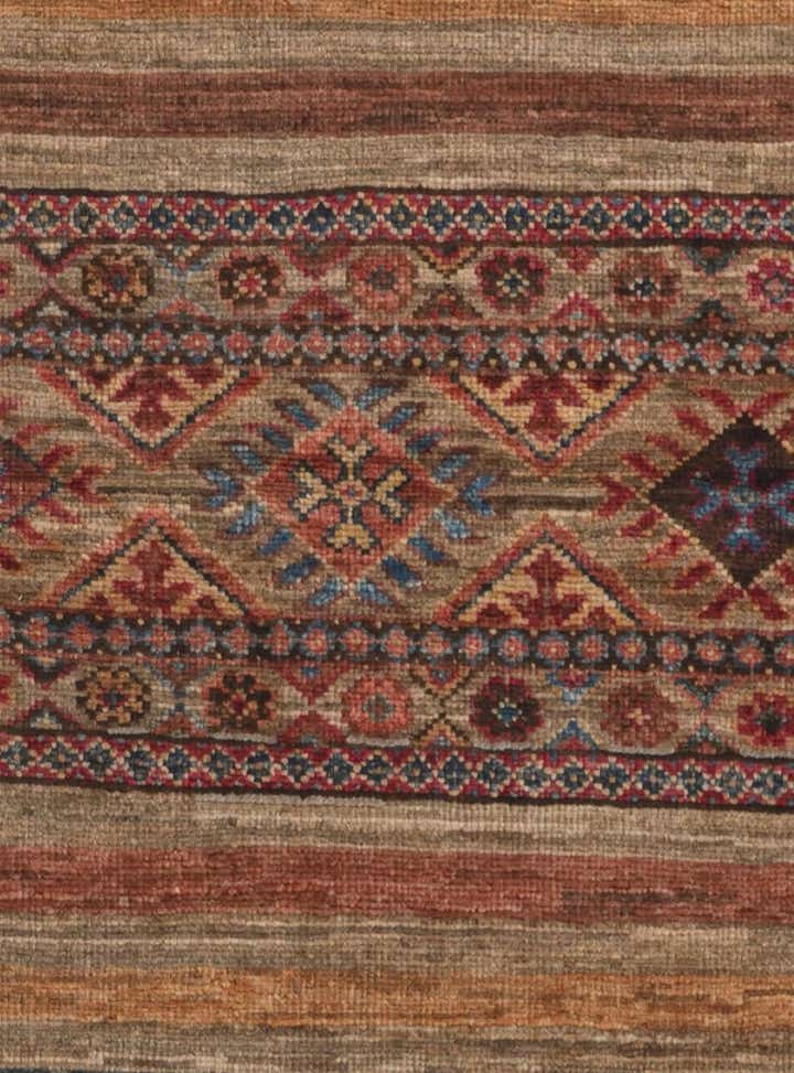 2' 7 x 6' 11 Hand Knotted Kazak Runner Rug