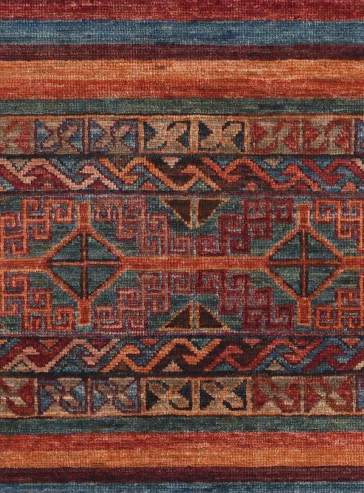 2' 9 x 8' 8 Hand Knotted Kazak Runner Rug