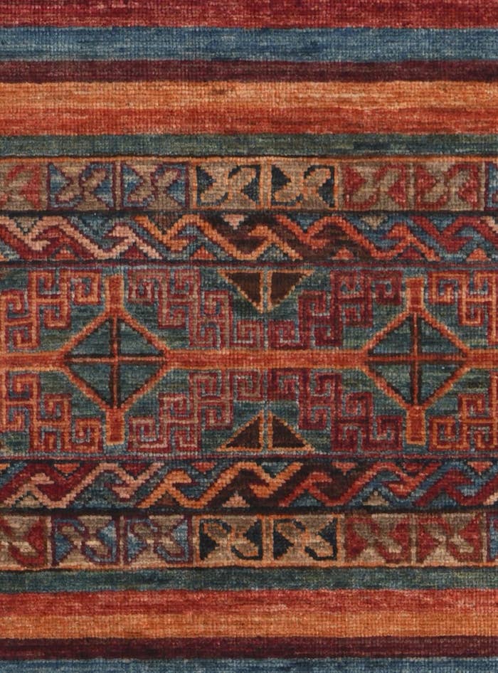 Detail image of 2' 9 x 8' 8 Hand Knotted Kazak Runner Rug