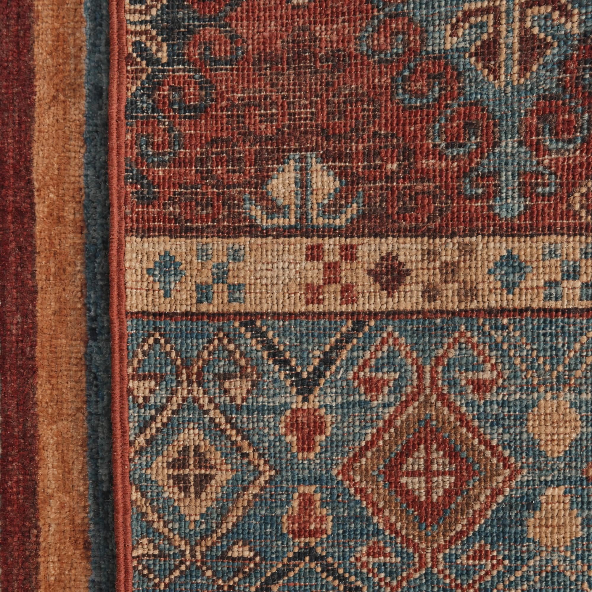 85cm x 265cm anudado a mano Kazak Alfombra Pasillera
