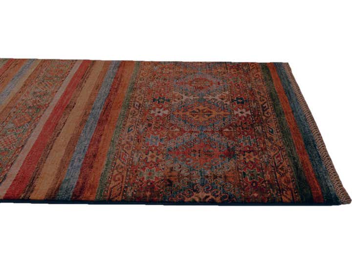 2' 10 x 8' 4 Hand Knotted Kazak Runner Rug
