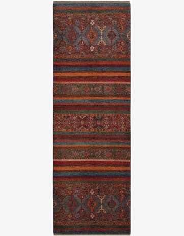 2' 10 x 8' 4 Hand Knotted Kazak Runner Rug