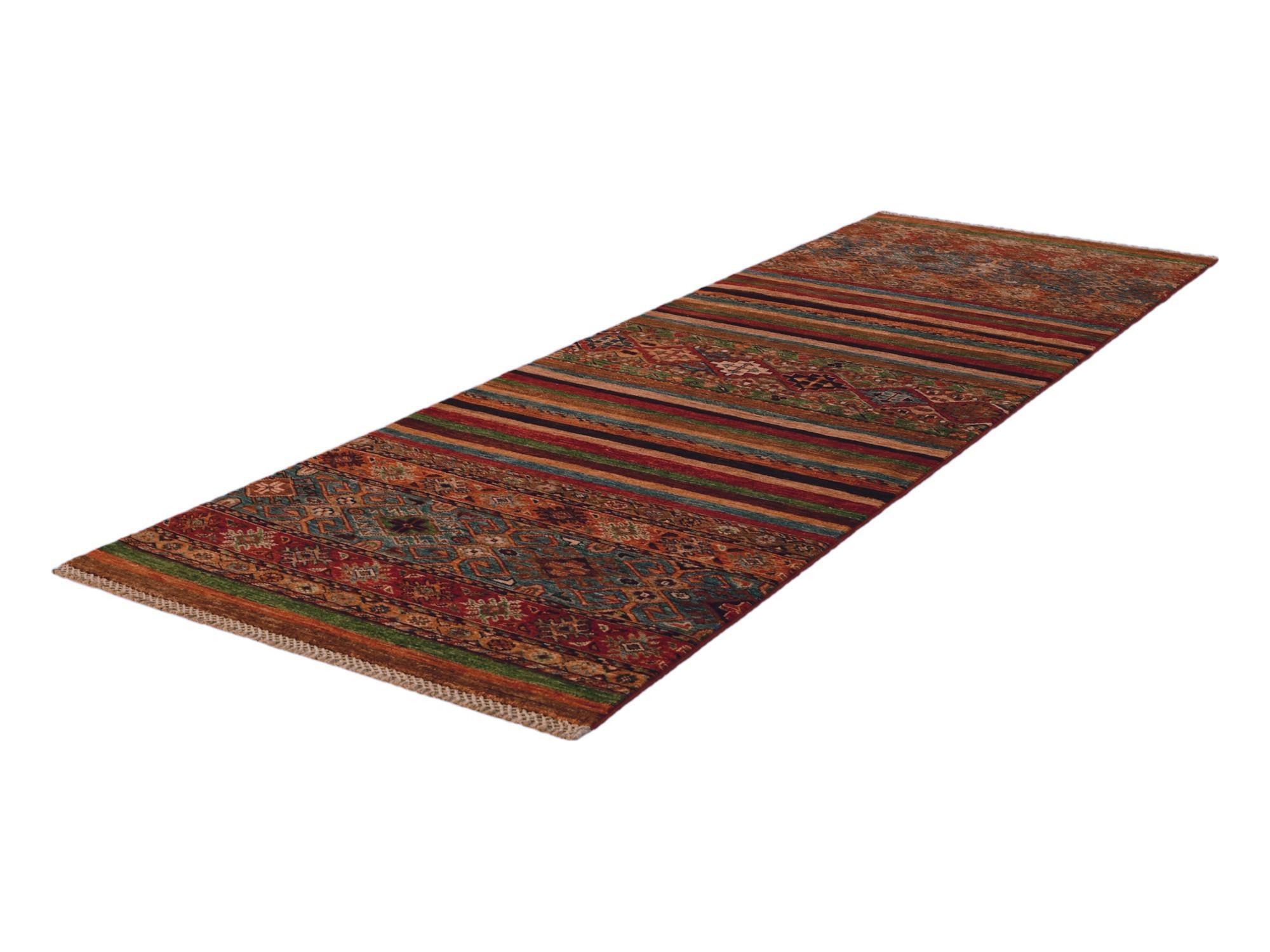 2' 9 x 8' 4 Hand Knotted Kazak Runner Rug