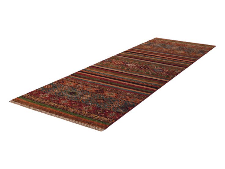 Detail image of 2' 9 x 8' 4 Hand Knotted Kazak Runner Rug
