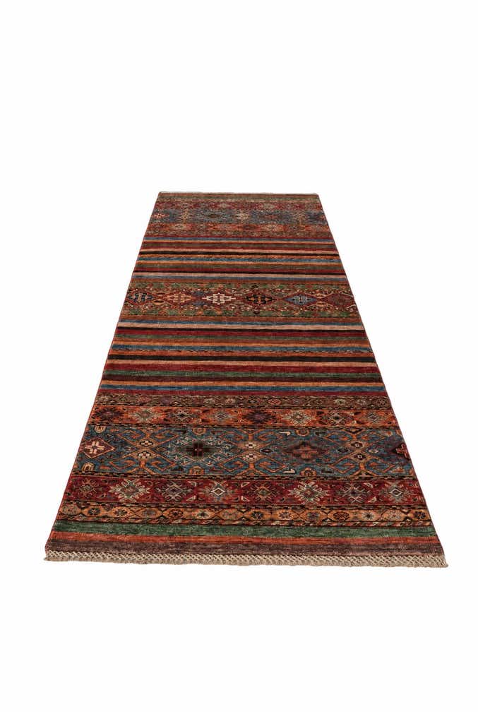 2' 9 x 8' 4 Hand Knotted Kazak Runner Rug