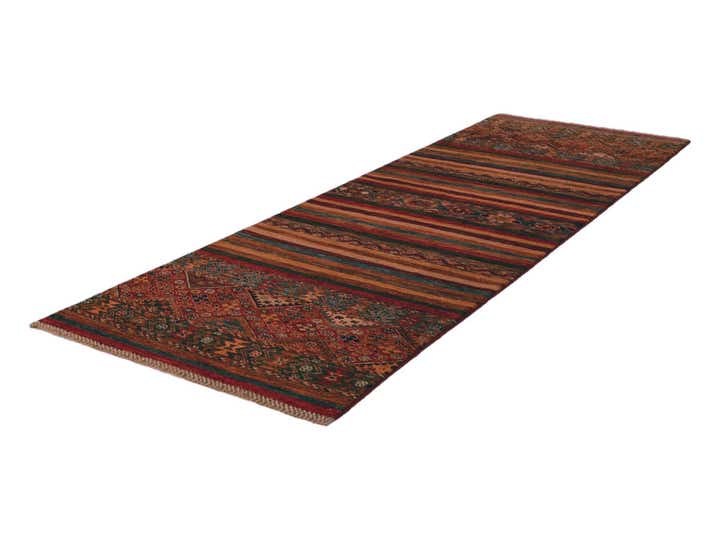 2' 9 x 8' 5 Hand Knotted Kazak Runner Rug