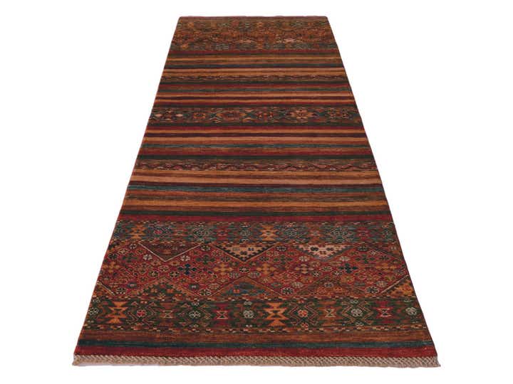 2' 9 x 8' 5 Hand Knotted Kazak Runner Rug