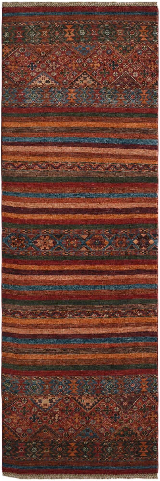 2' 9 x 8' 5 Hand Knotted Kazak Runner Rug