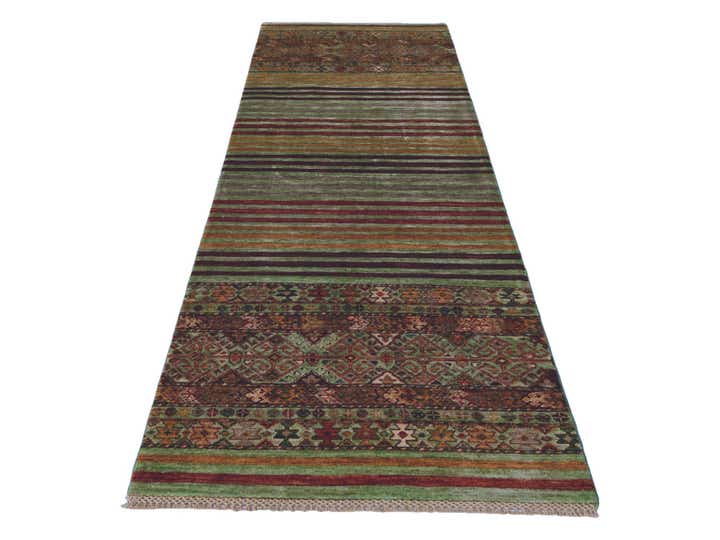 2' 8 x 8' 5 Hand Knotted Kazak Runner Rug