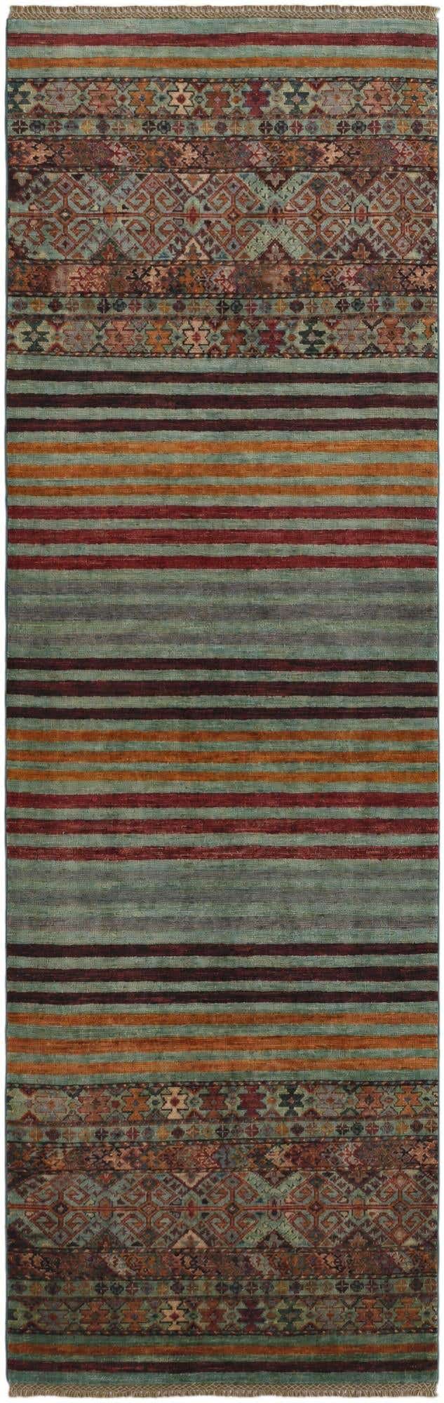 2' 8 x 8' 5 Hand Knotted Kazak Runner Rug