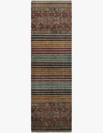 2' 8 x 8' 5 Hand Knotted Kazak Runner Rug