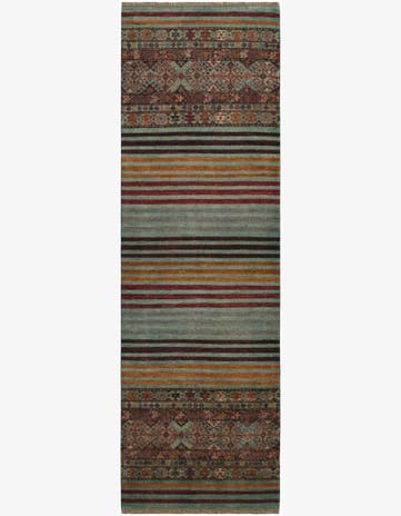 2' 9 x 8' 6 Hand Knotted Kazak Runner Rug
