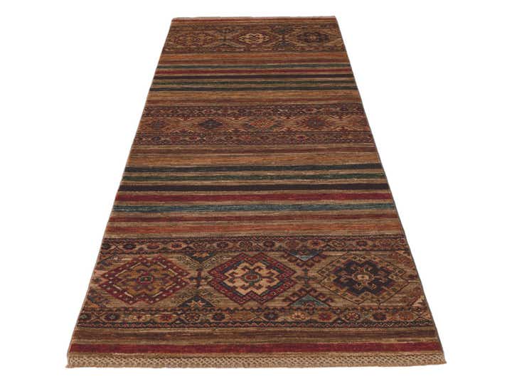2' 7 x 6' 11 Hand Knotted Kazak Runner Rug