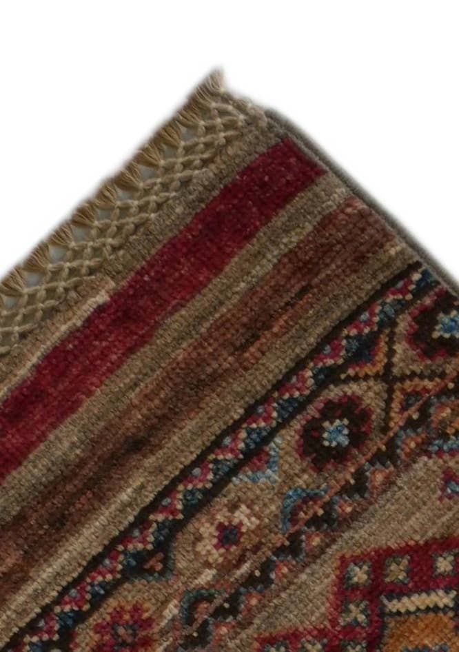 Detail image of 2' 7 x 6' 11 Hand Knotted Kazak Runner Rug