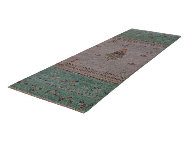 2' 8 x 8' 5 Hand Knotted Kazak Runner Rug
