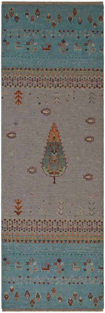 2' 8 x 8' 5 Hand Knotted Kazak Runner Rug