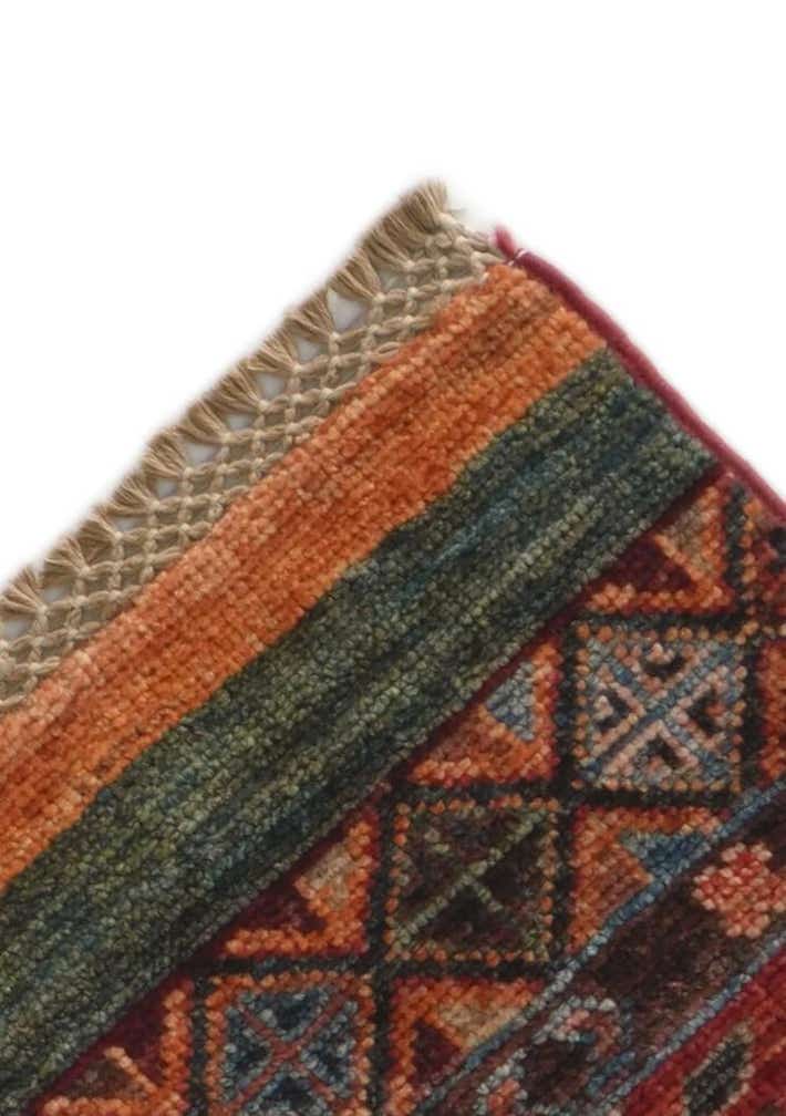 2' 6 x 6' 11 Hand Knotted Kazak Runner Rug