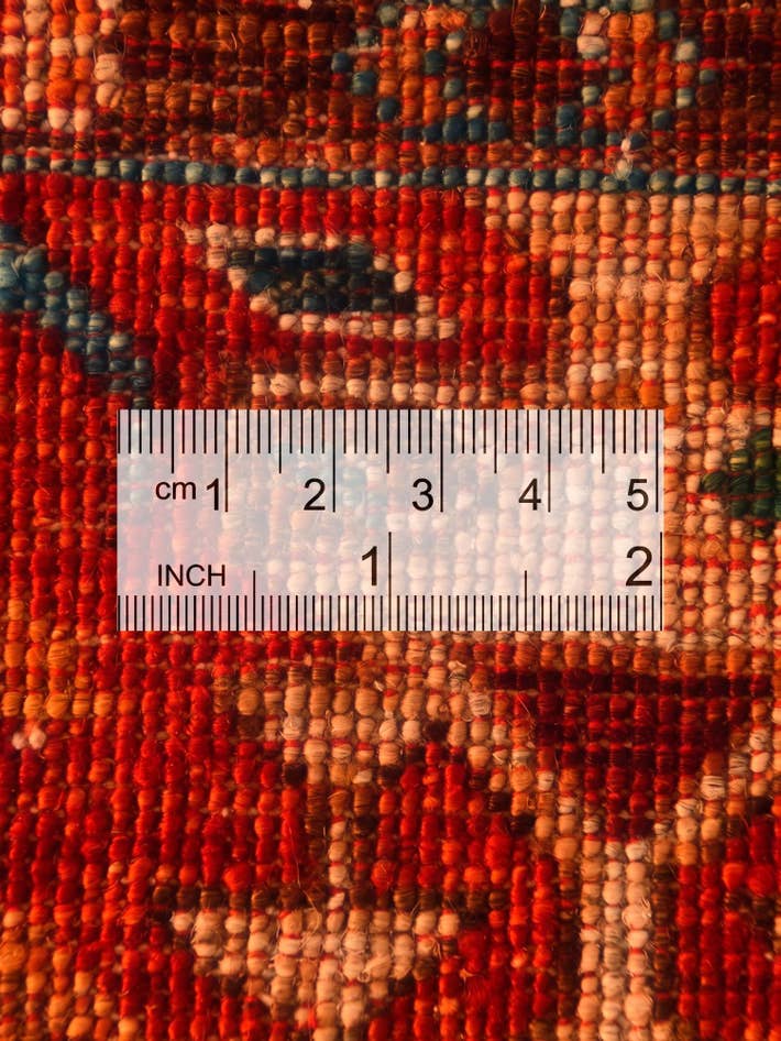 Detail image of 2' 6 x 6' 11 Hand Knotted Kazak Runner Rug