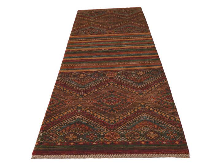 2' 10 x 8' 8 Hand Knotted Kazak Runner Rug