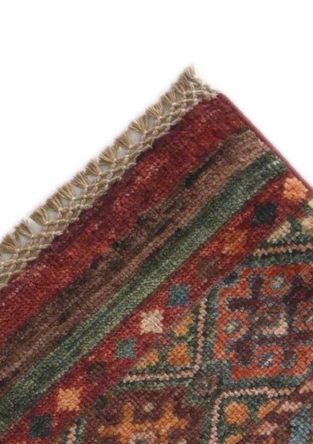 2' 10 x 8' 8 Hand Knotted Kazak Runner Rug