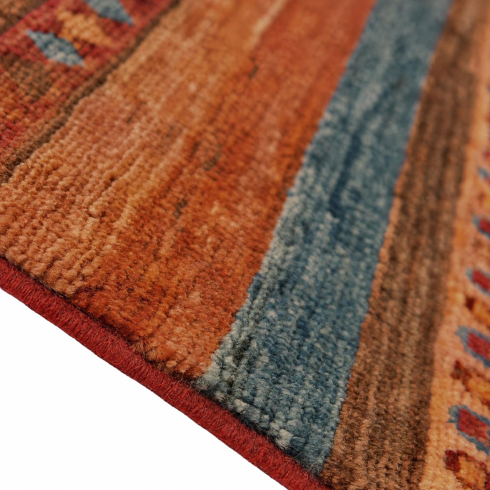 85cm x 265cm anudado a mano Kazak Alfombra Pasillera