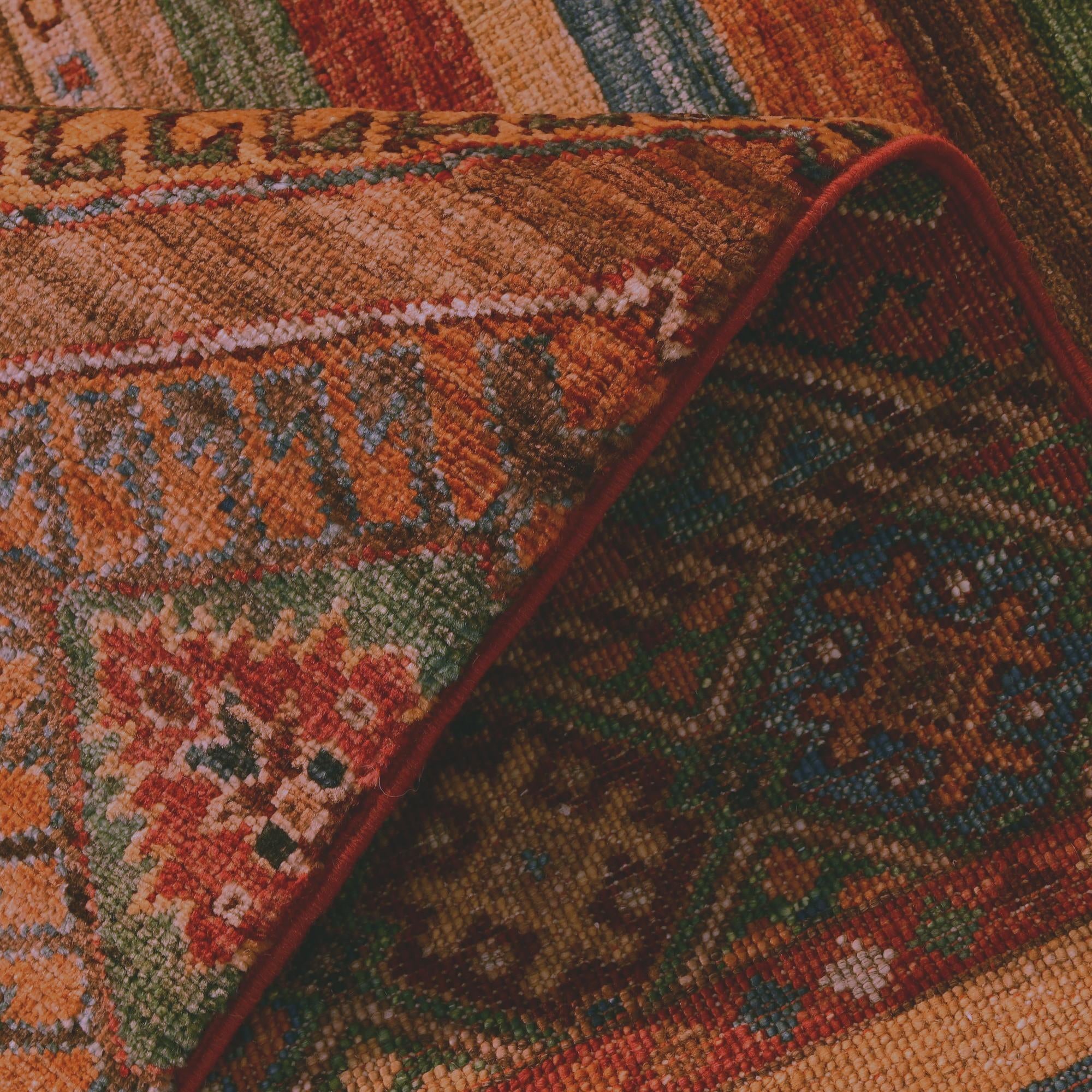2' 10 x 8' 8 Hand Knotted Kazak Runner Rug