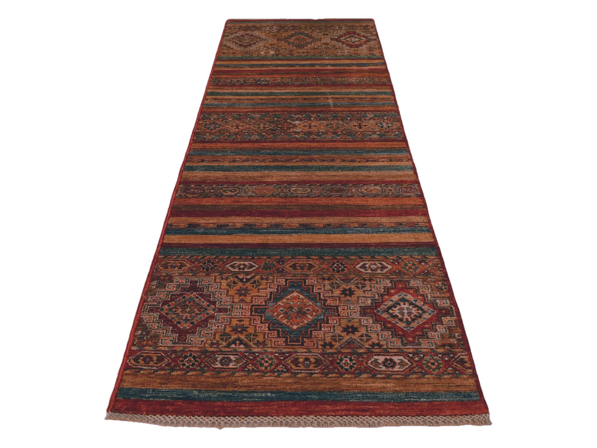 2' 6 x 8' 6 Hand Knotted Kazak Runner Rug