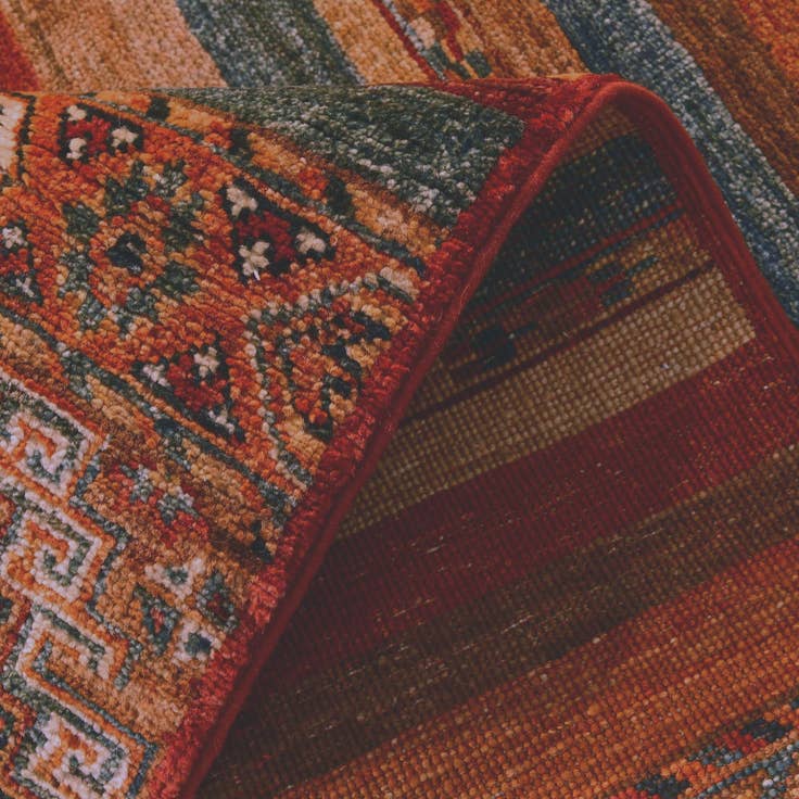 Detail image of 2' 6 x 8' 6 Hand Knotted Kazak Runner Rug