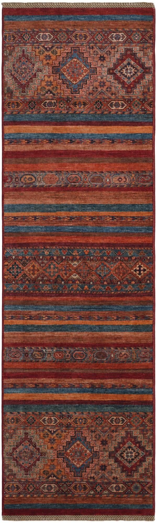 2' 6 x 8' 6 Hand Knotted Kazak Runner Rug