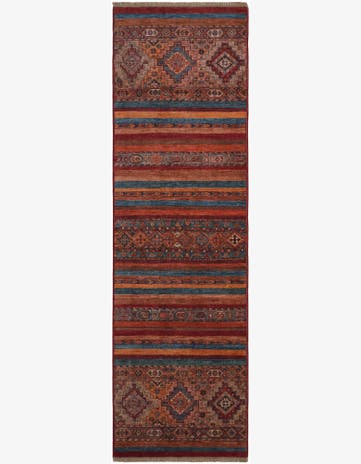 2' 6 x 8' 6 Hand Knotted Kazak Runner Rug