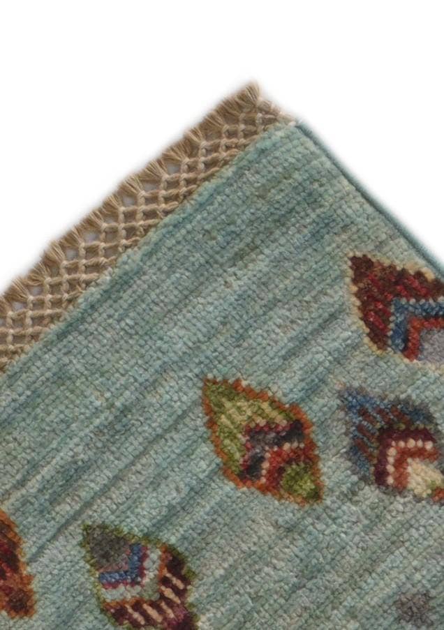 Detail image of 2' 8 x 8' 3 Hand Knotted Kazak Runner Rug