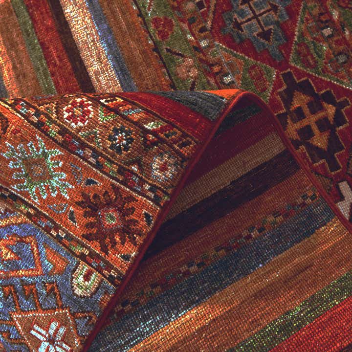 2' 9 x 8' 4 Hand Knotted Kazak Runner Rug
