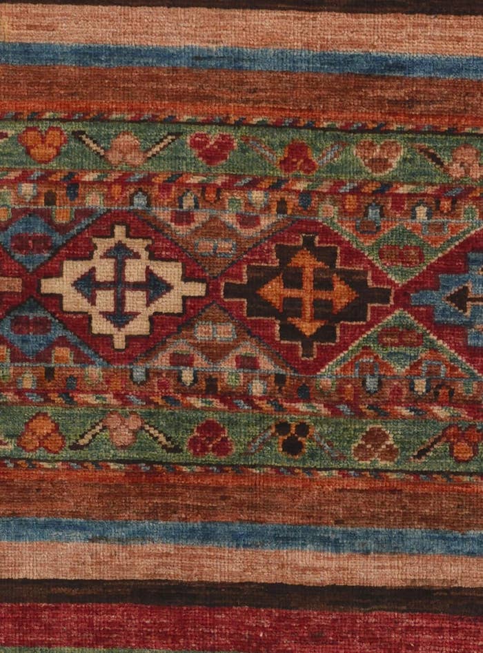 Detail image of 2' 9 x 8' 4 Hand Knotted Kazak Runner Rug