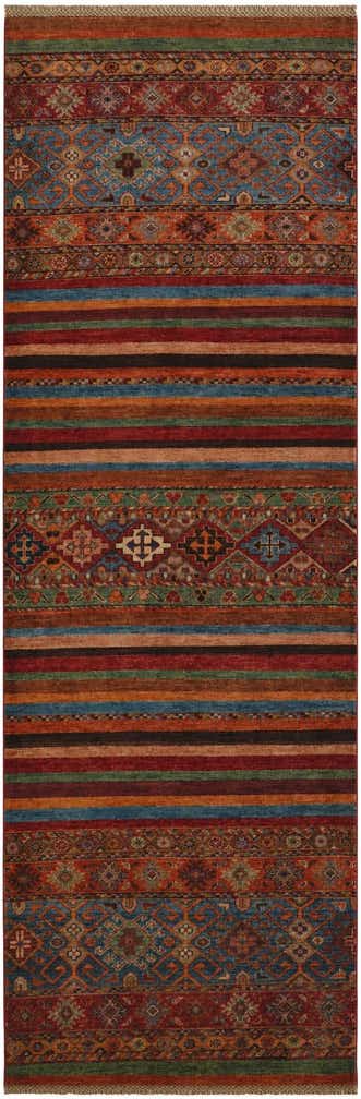2' 9 x 8' 4 Hand Knotted Kazak Runner Rug
