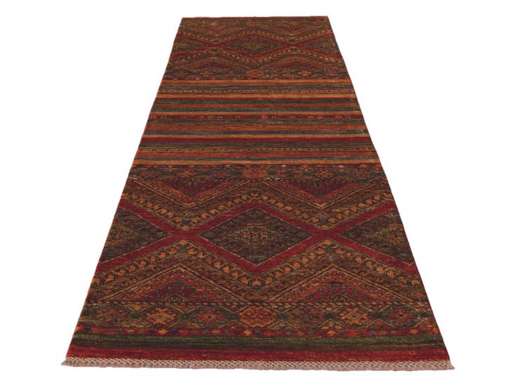 Detail image of 2' 8 x 8' 7 Hand Knotted Kazak Runner Rug
