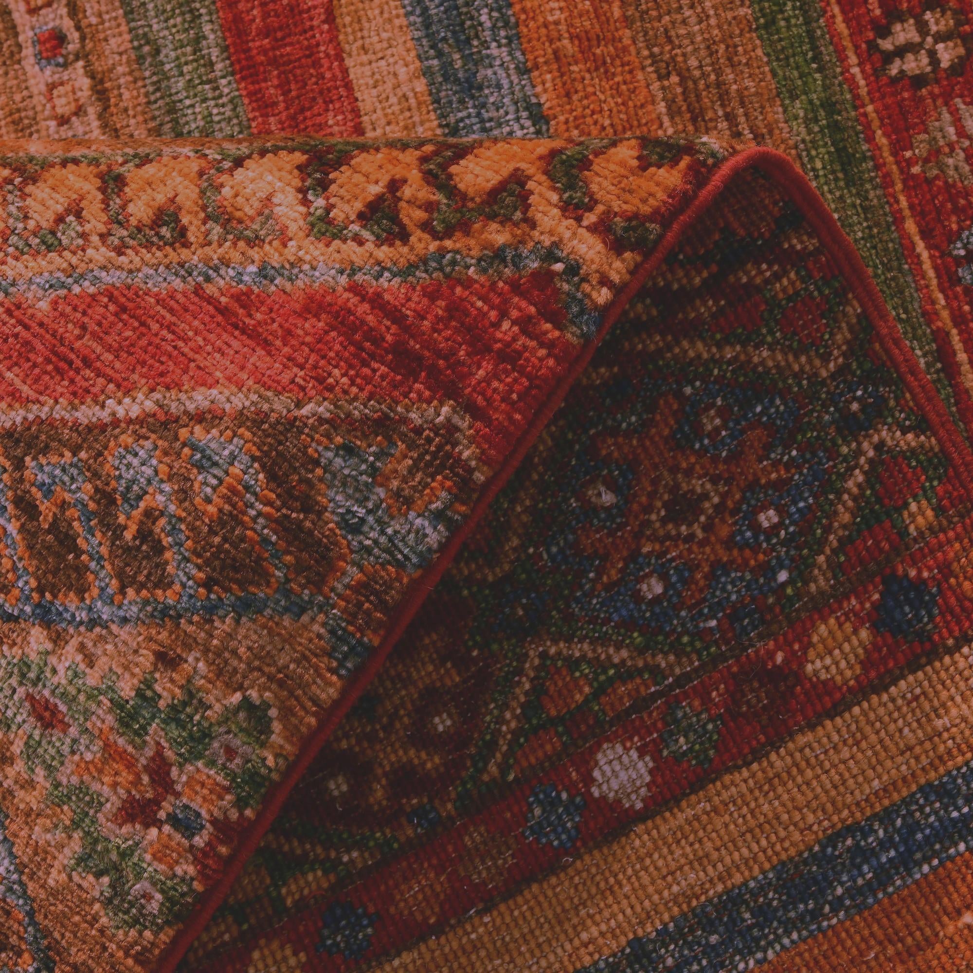 2' 8 x 8' 7 Hand Knotted Kazak Runner Rug