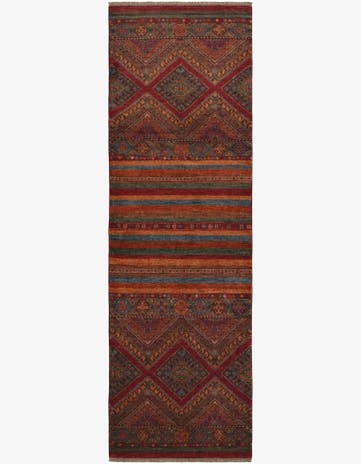 2' 8 x 8' 7 Hand Knotted Kazak Runner Rug