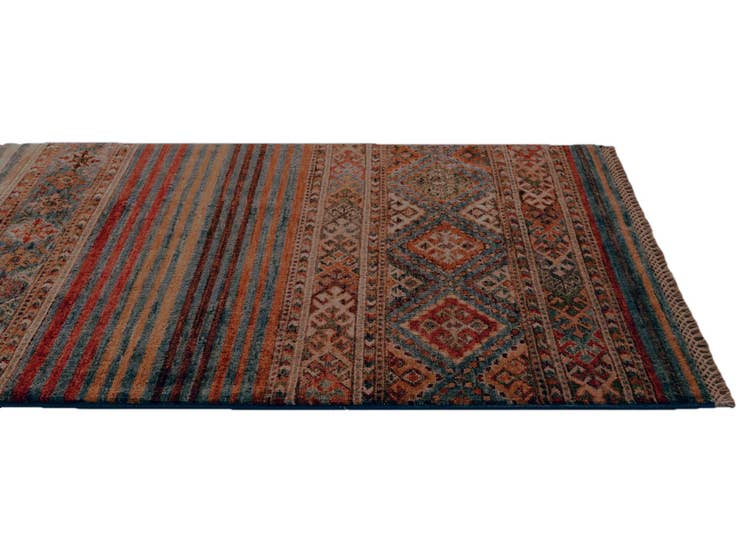 Detail image of 2' 5 x 6' 9 Hand Knotted Kazak Runner Rug