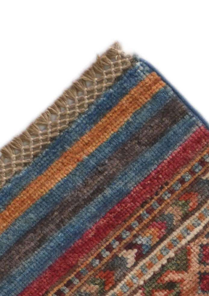 2' 5 x 6' 9 Hand Knotted Kazak Runner Rug