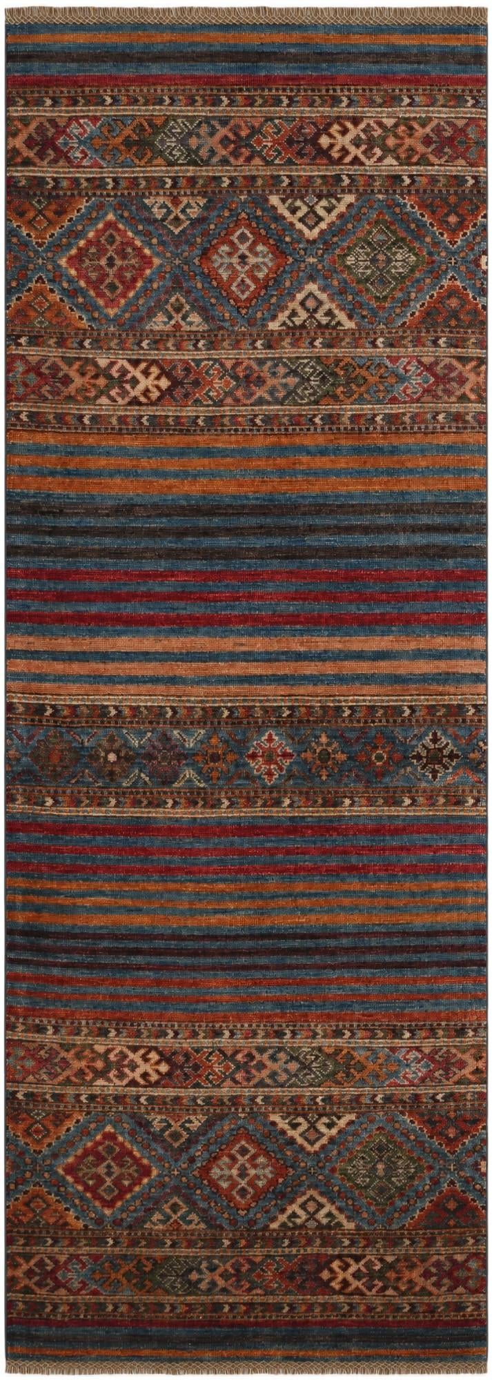 2' 5 x 6' 9 Hand Knotted Kazak Runner Rug