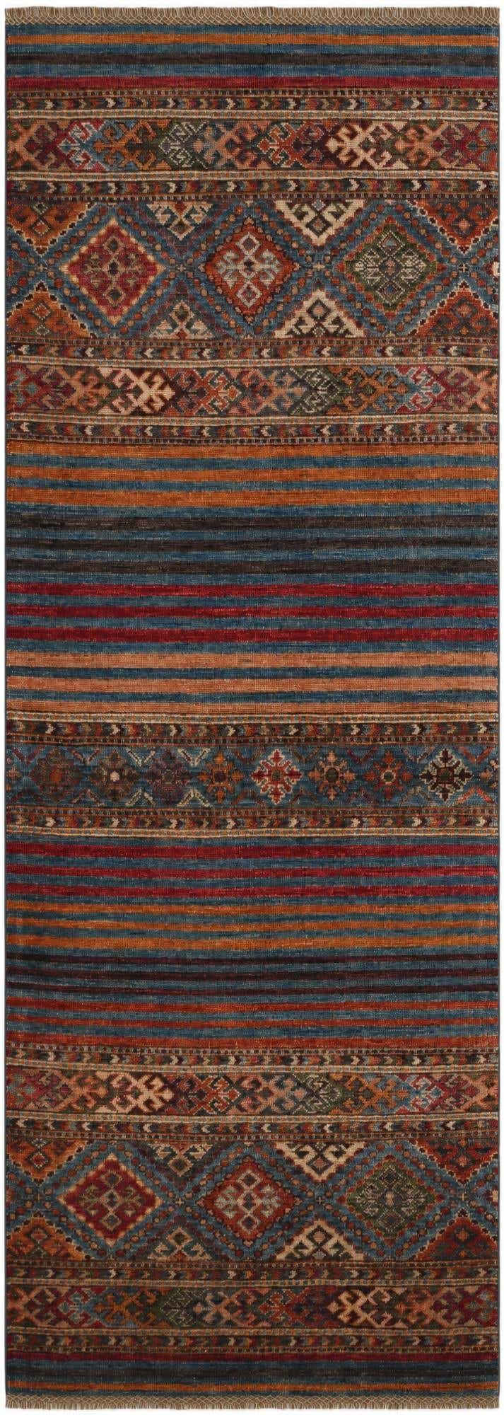 2' 5 x 6' 9 Hand Knotted Kazak Runner Rug