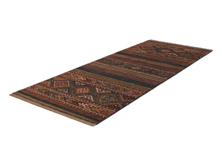 Detail image of 2' 7 x 6' 10 Hand Knotted Kazak Runner Rug
